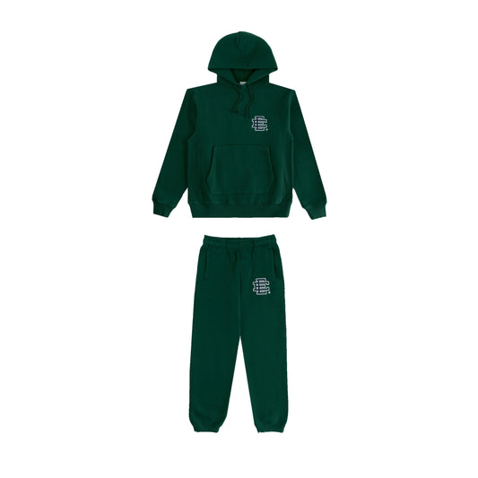 Eric Emanuel Sweatsuit: Green - Prestige Closet