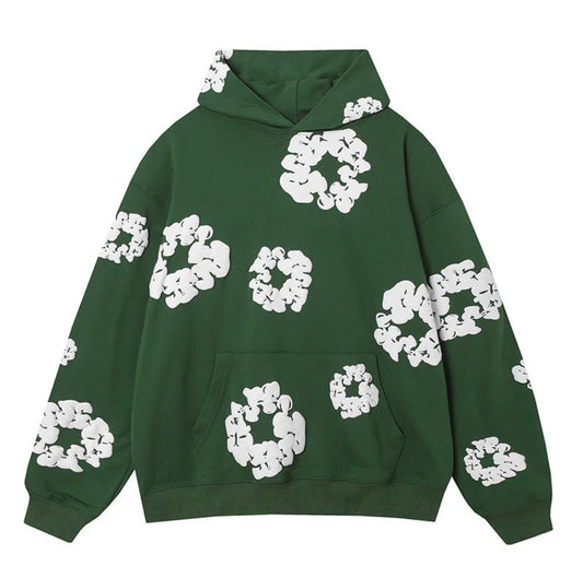 Denim Tears The Cotton Wreath Hoodie: Green - Prestige Closet