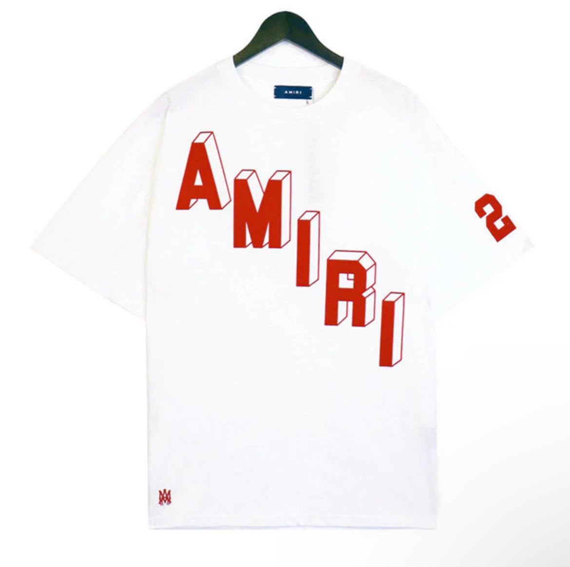 Amiri Tee: White & Red - Prestige Closet