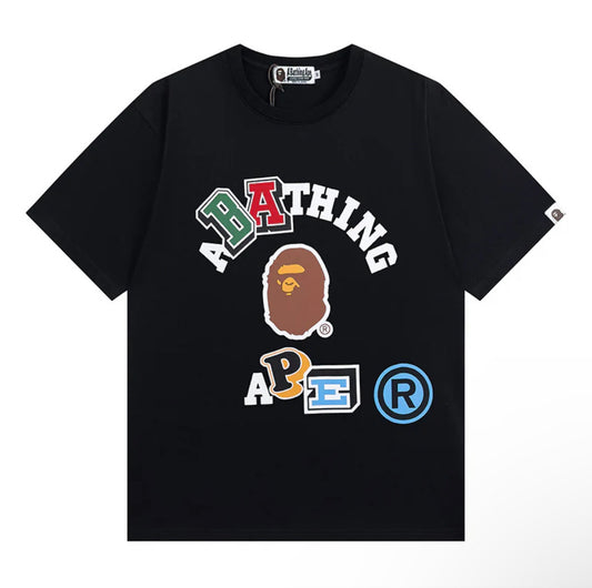 Bape Tee: A Bathing Ape Tee Multi-Color - Prestige Closet