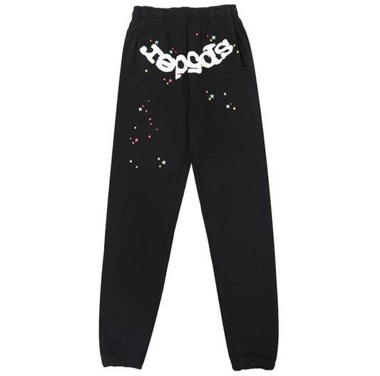 Sp5der Sweatpants: Black - Prestige Closet