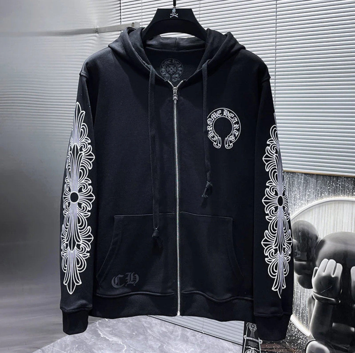 Chrome Hearts Hoodie: Black - Prestige Closet